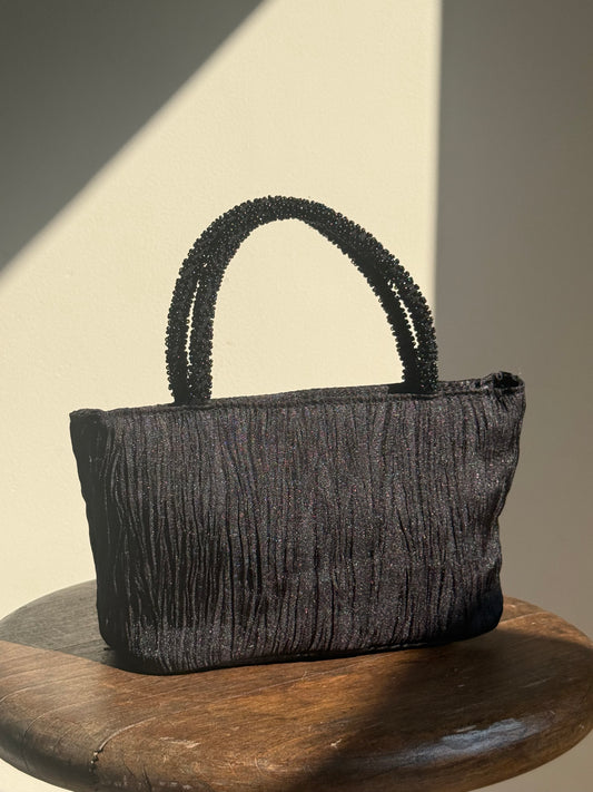 Beaded Handle Evening Bag, Mini