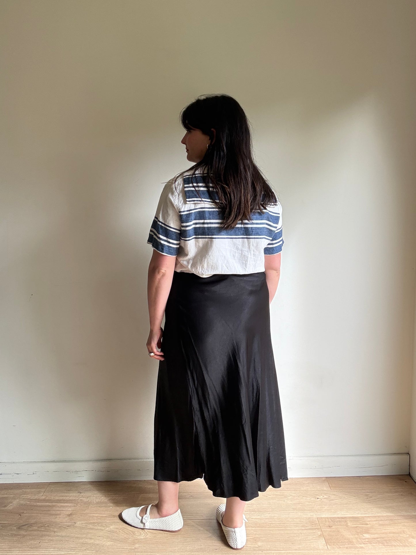 Finery Satin Slip Skirt, 14