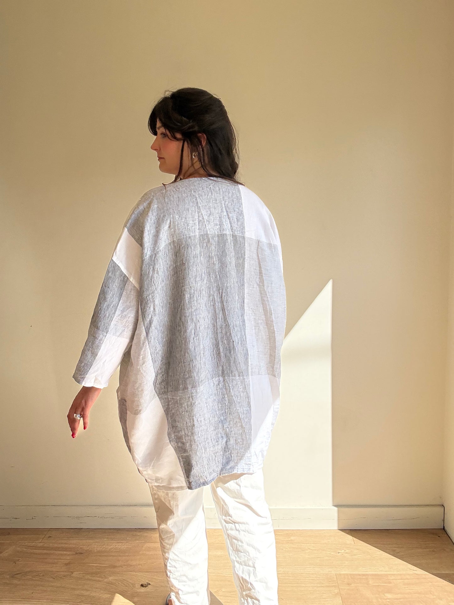 Oska Wrap Tunic Blouse, XL-XXL