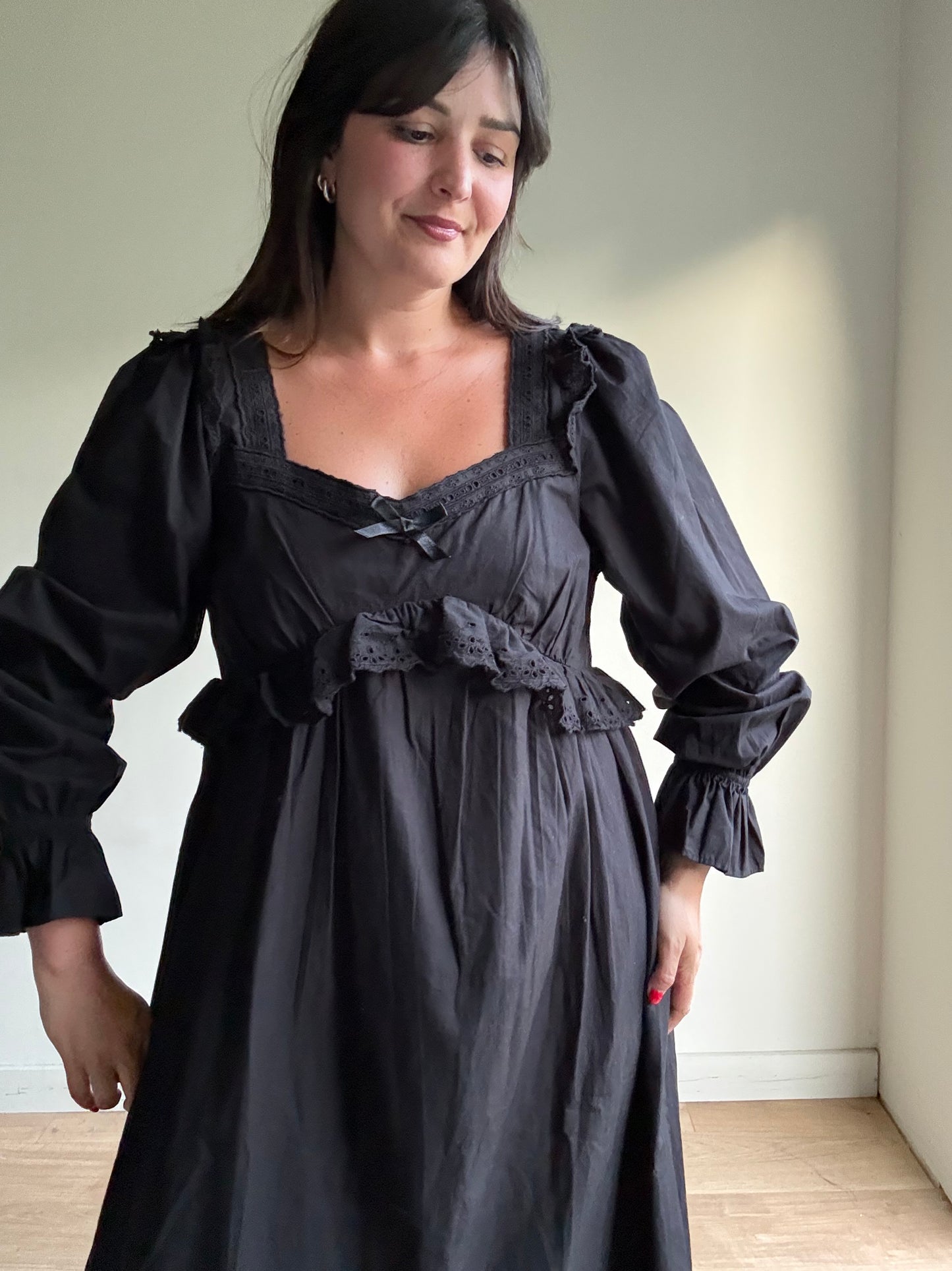 Damson Madder NEW Edith Vintage Cotton Dress, 14