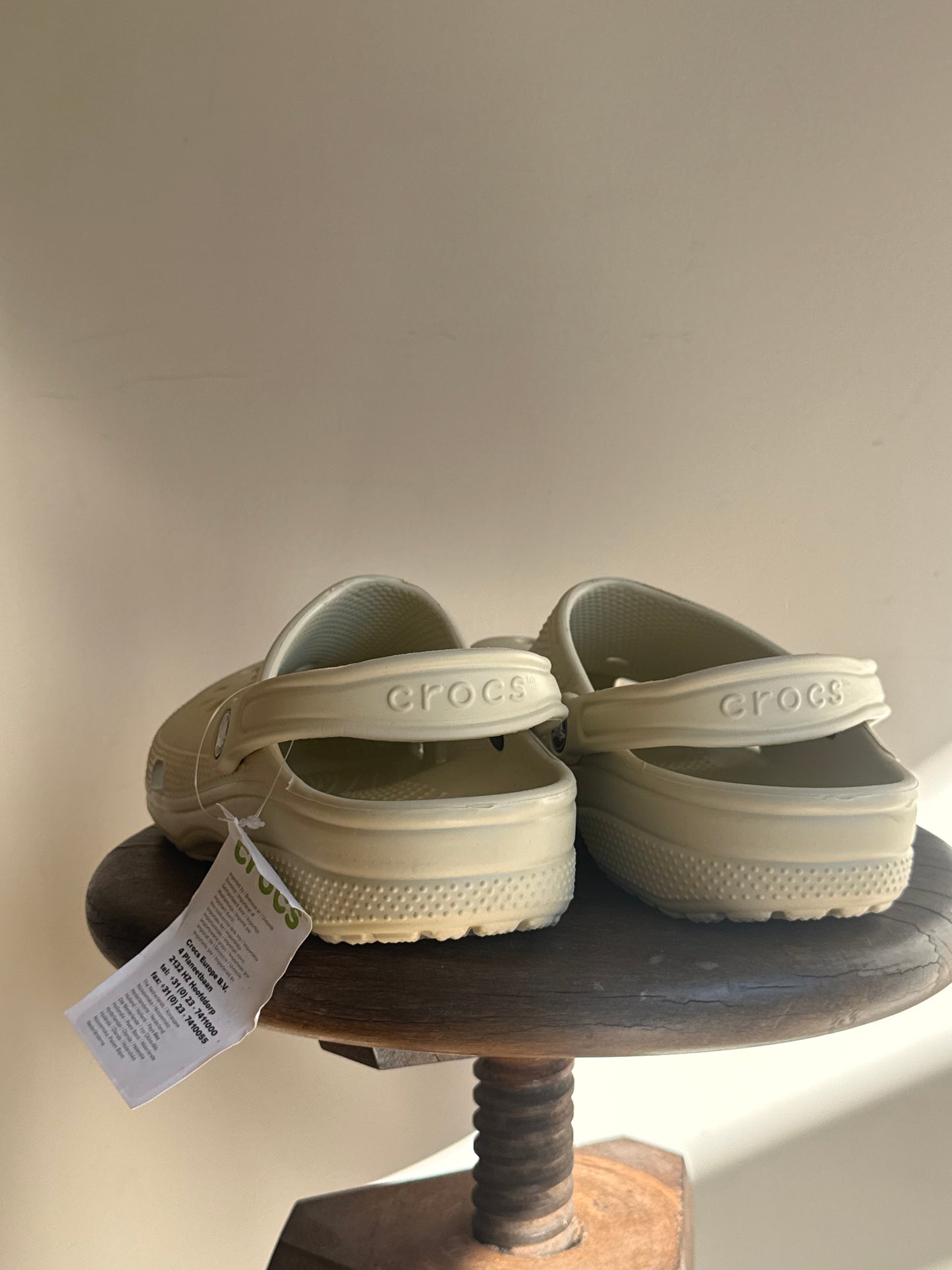 NEW Crocs in Bone / Off-White, Size UK 8