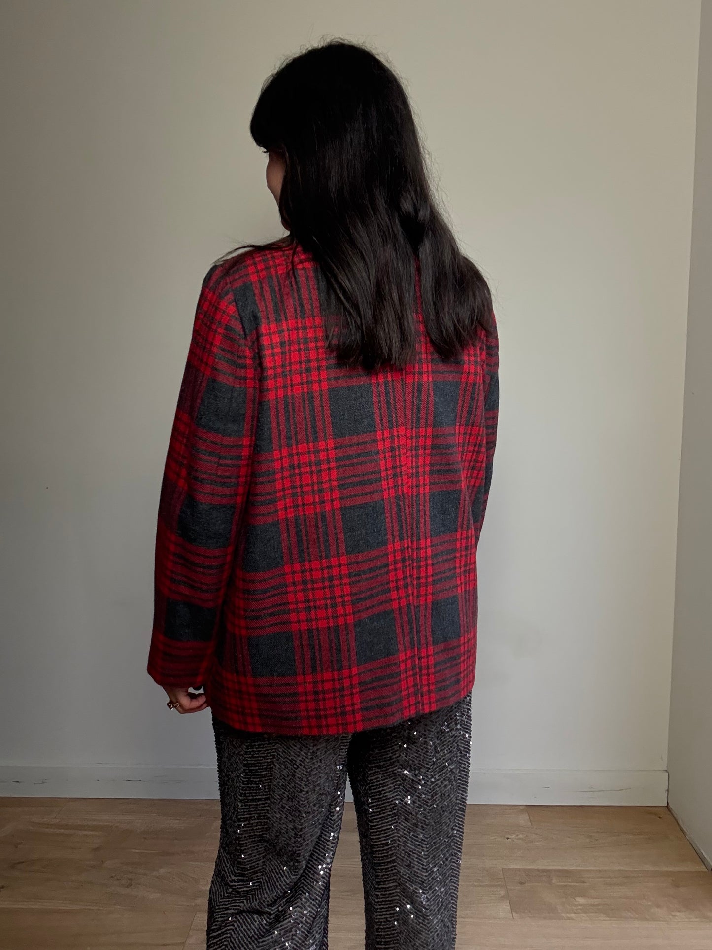 Vintage 80's Tartan Jacket, XL-XXL