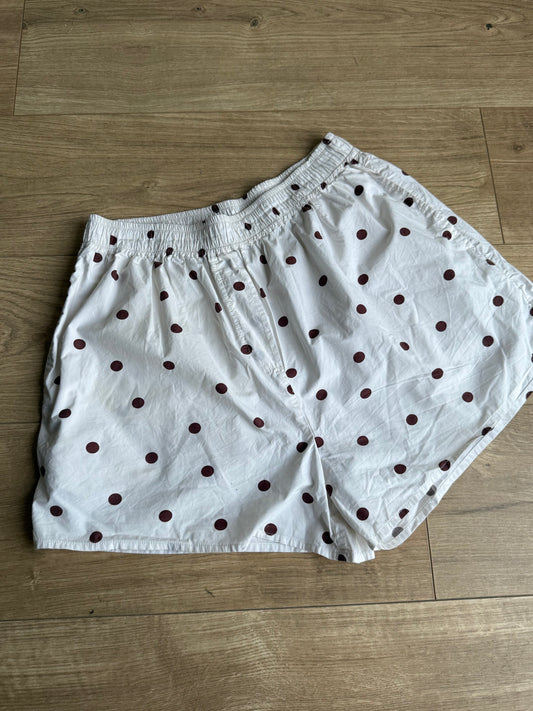 Ganni Cotton Polka Dot Shorts, 10-12