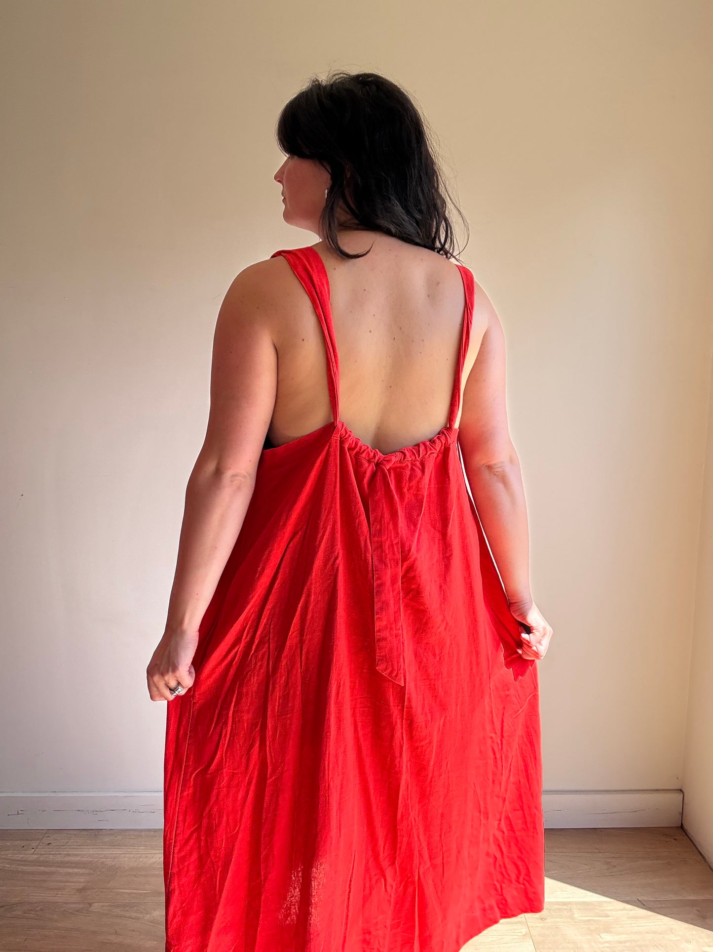 Linen Mix Sun Dress, 18