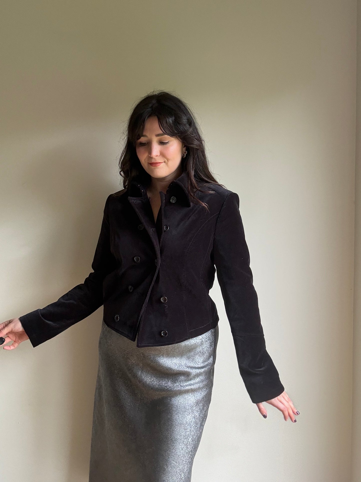 Oui Set Velvet Jacket, 12-14