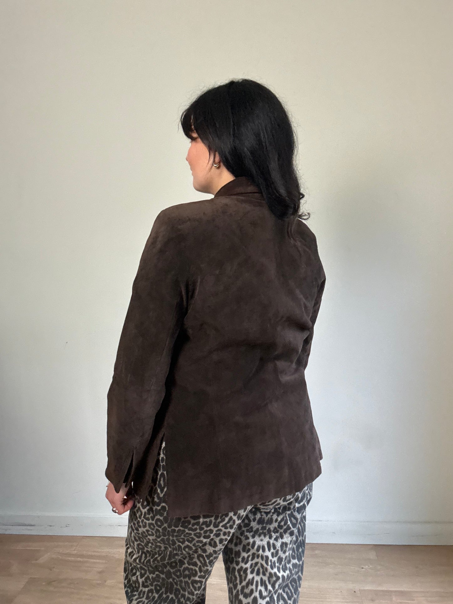 Vintage Suede Shirt Jacket, S/M