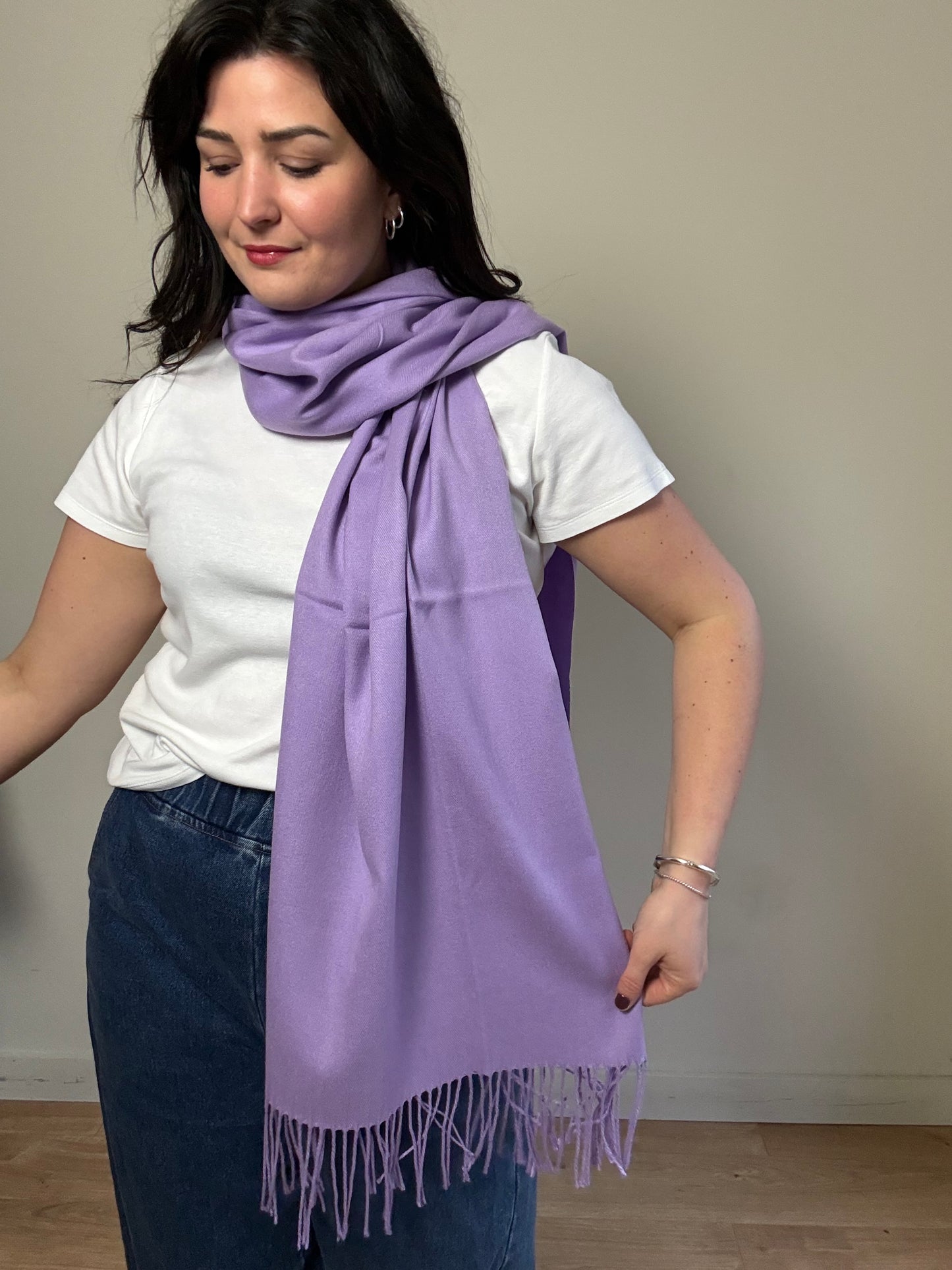NEW Pure Cashmere Scarf, One Size