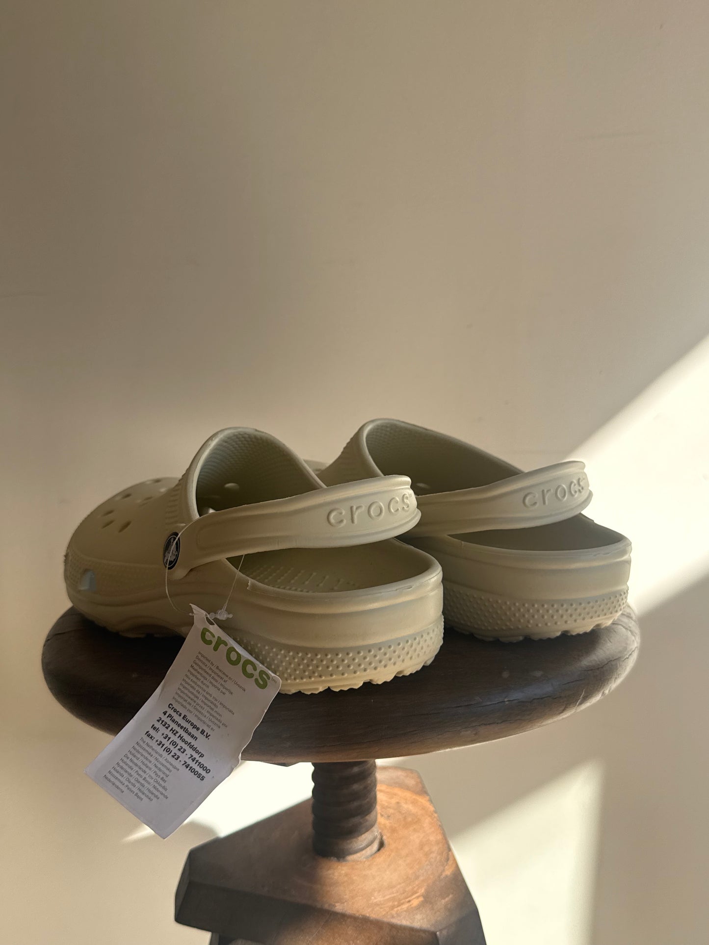 NEW Crocs in Bone / Off-White, Size UK 8