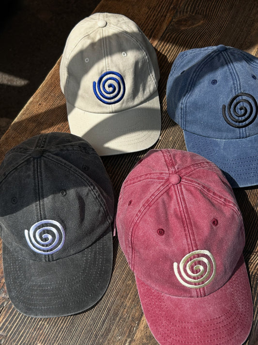 NEW RELEASE - Swirly Caps - Burgundy, Black, Blue & Sand