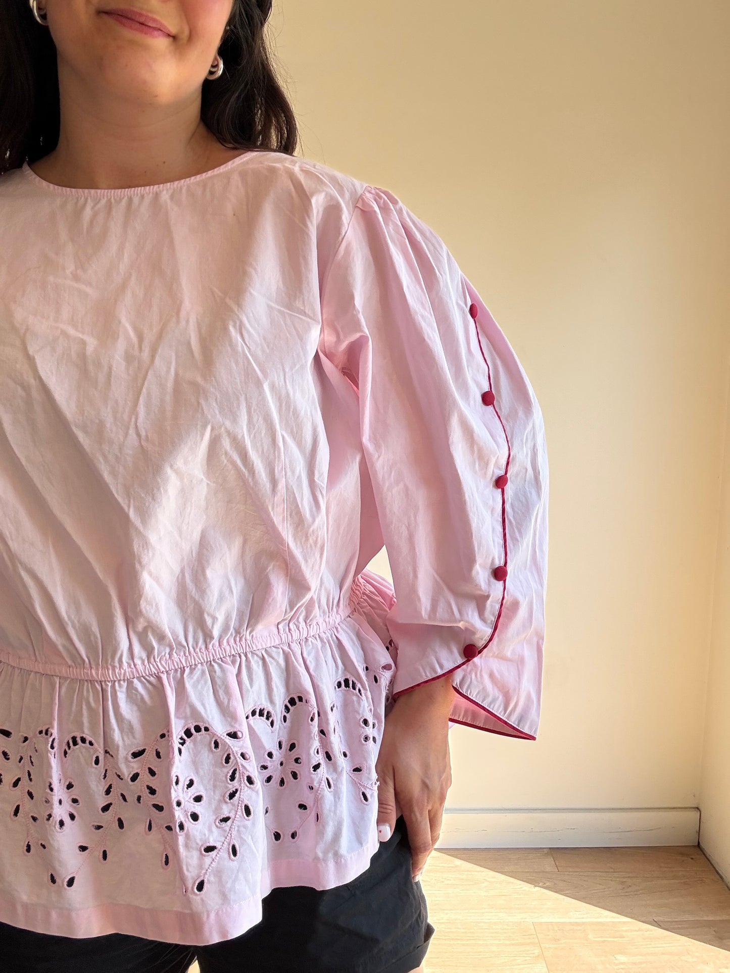 Damson Madder NEW Perrie Embroidered Blouse, 20
