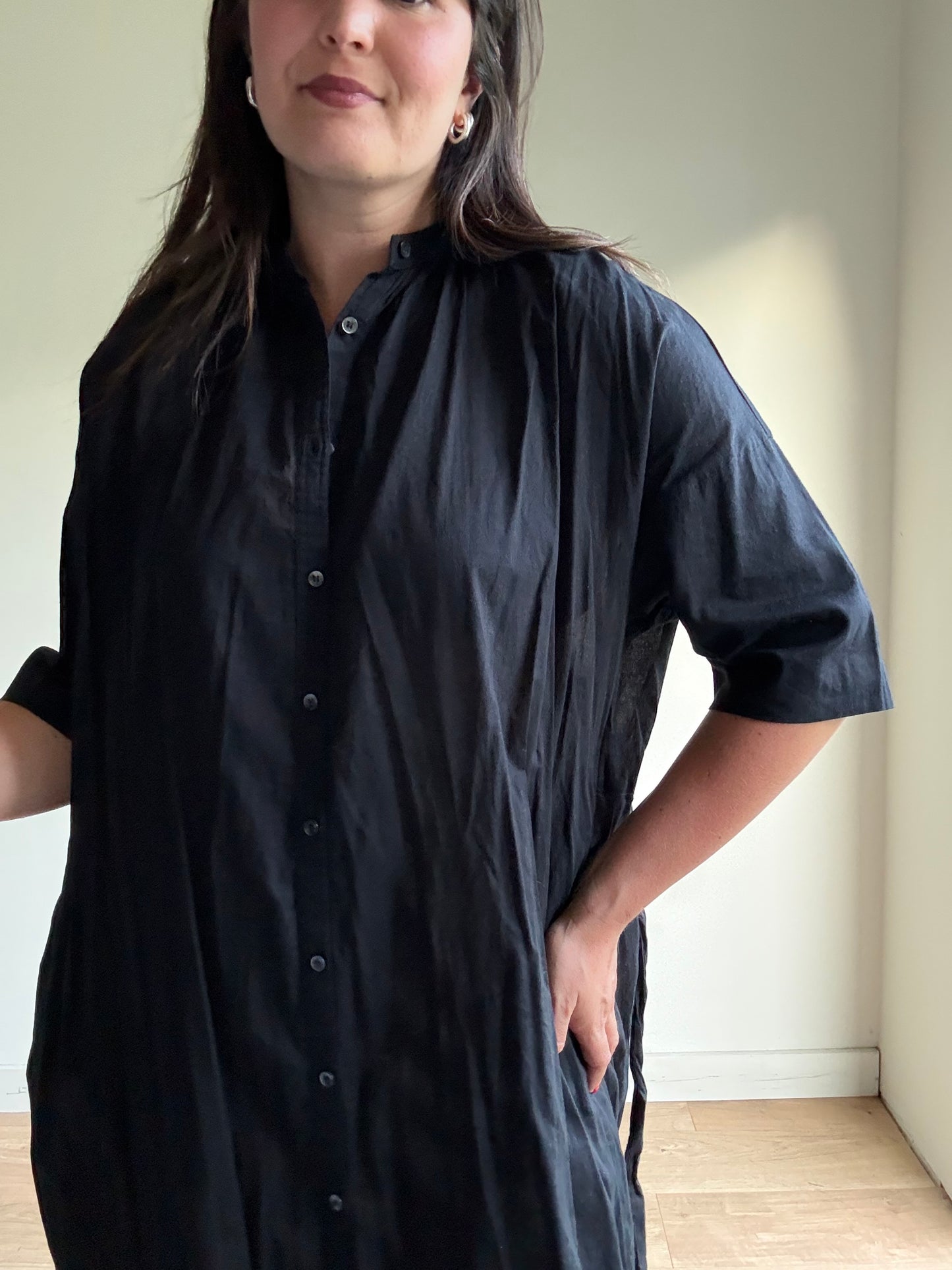 Collect by Hunch Cotton Button Down Dress, M