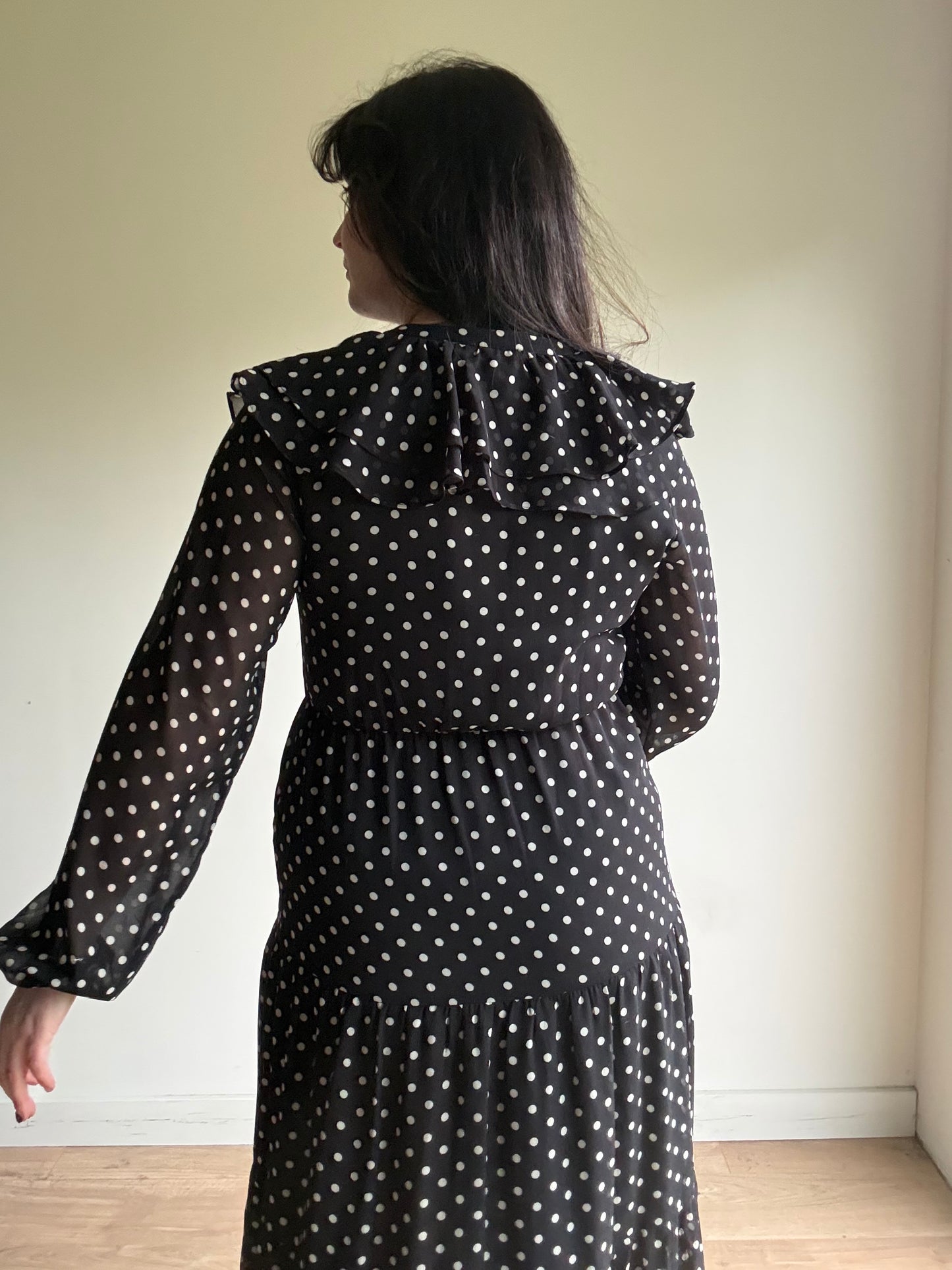 Albaray Polka Dot Ruffle Dress, 10