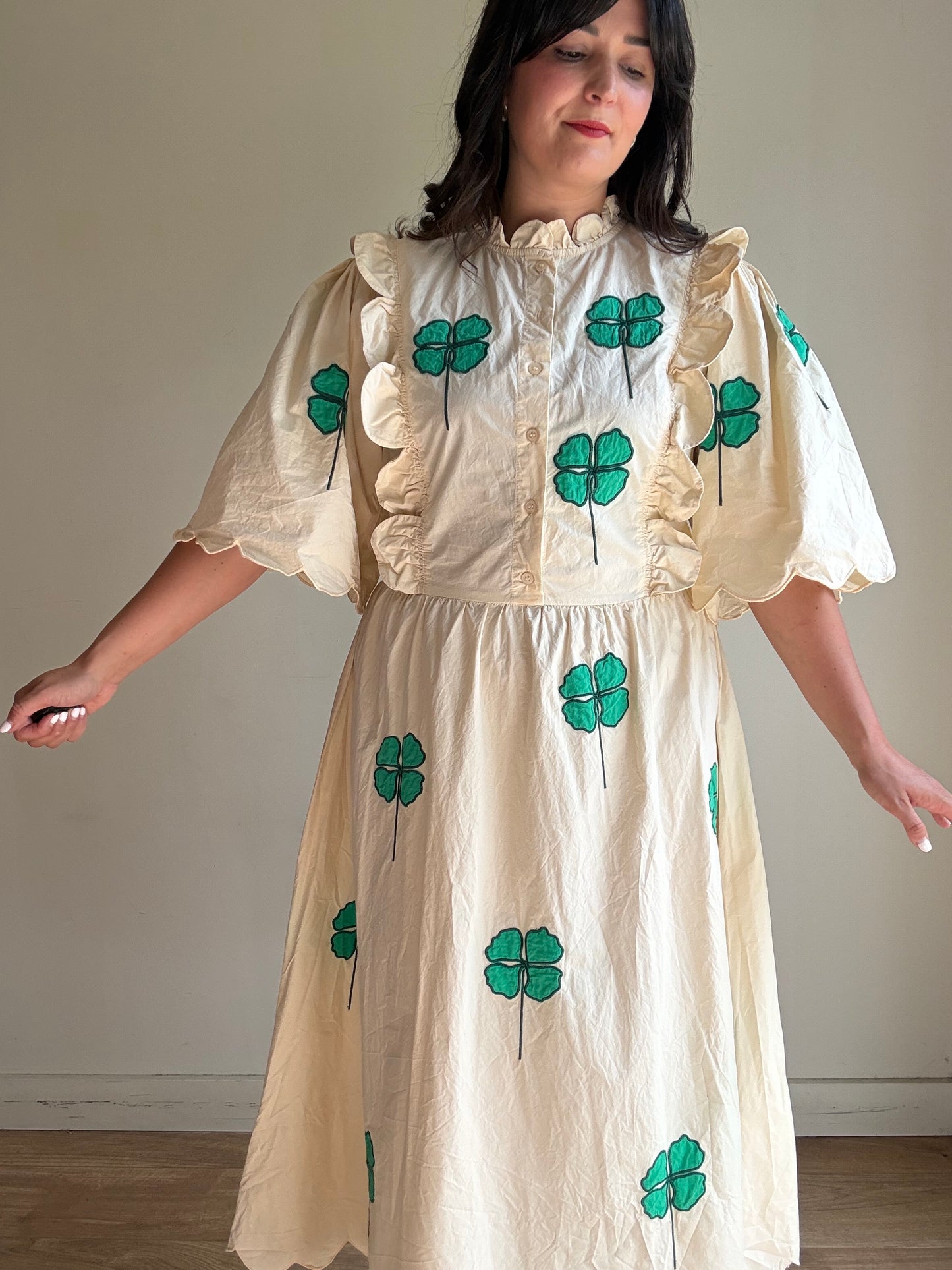 Stella Nova Clover Cotton Dress, L