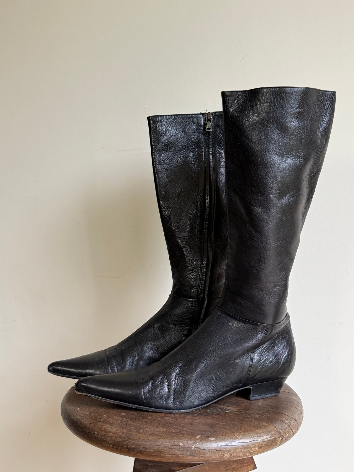 90's Prada Knee High Boots, 38.5