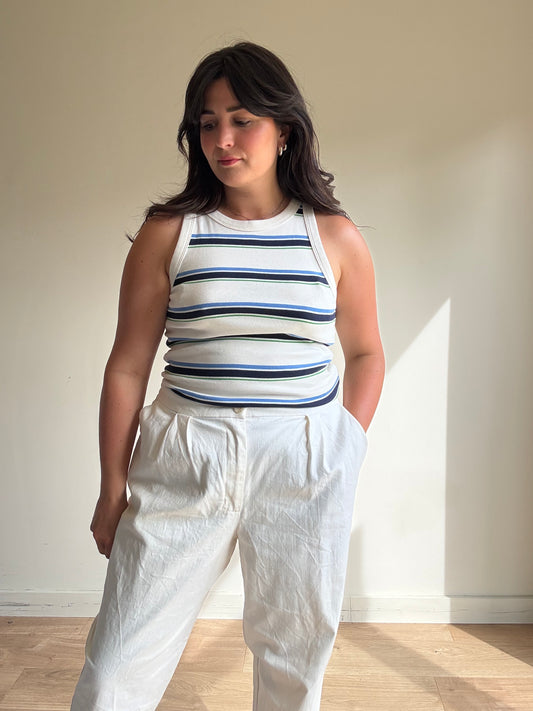 Arket NEW Stripe Racer Vest, L