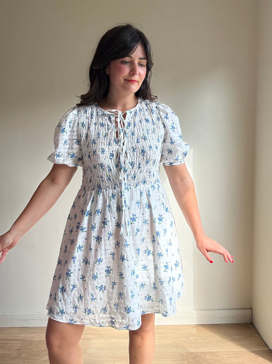 Glamourous (NEW) Floral Cotton Mini Dress, 12