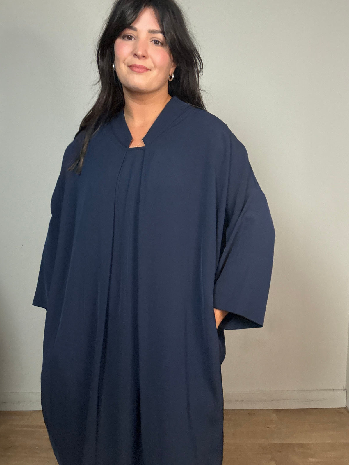 Navy KIN Shirt Tunic Dress, 16