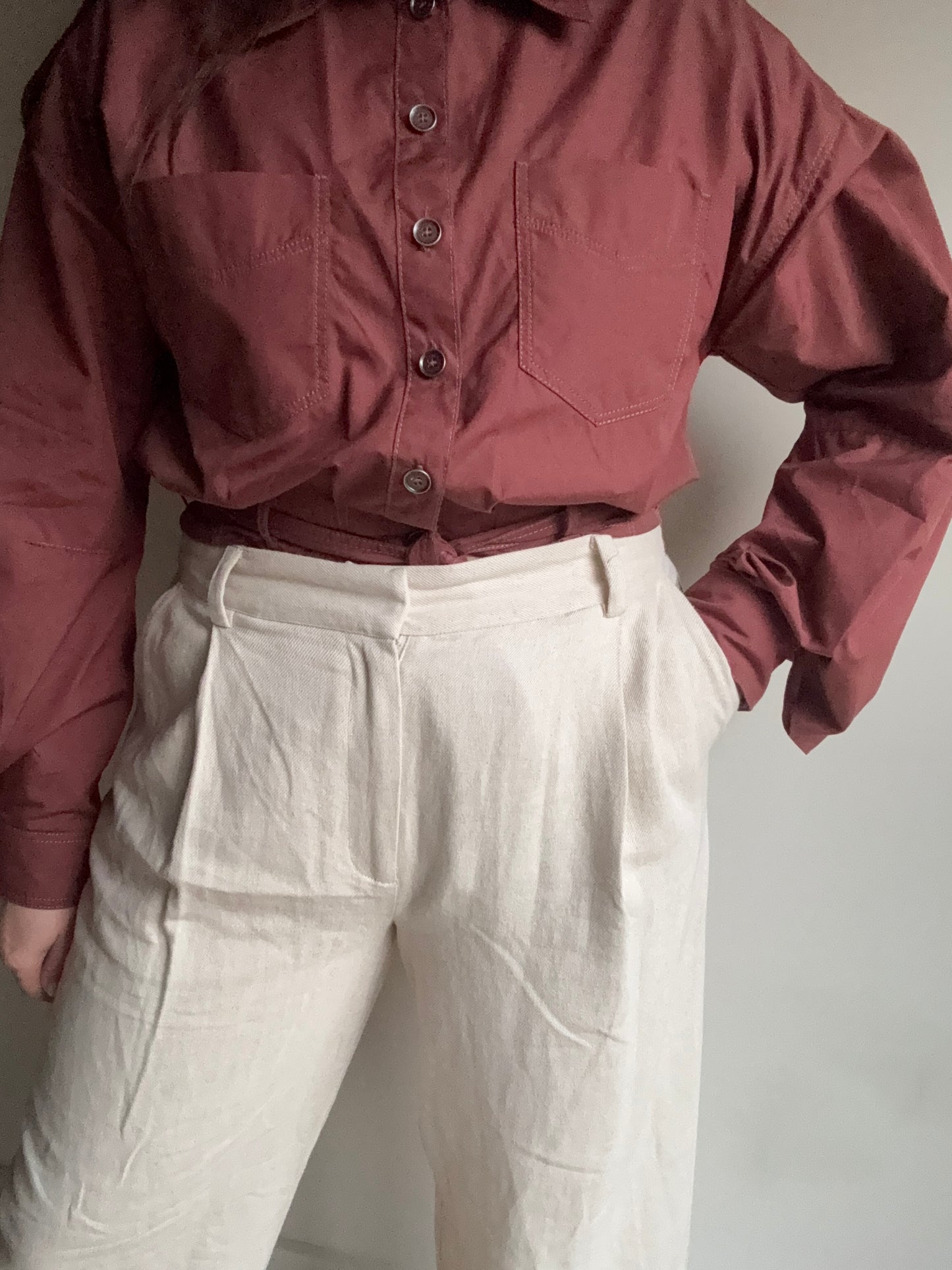 Albaray NEW Linen Twill Wide Leg Trousers, 16