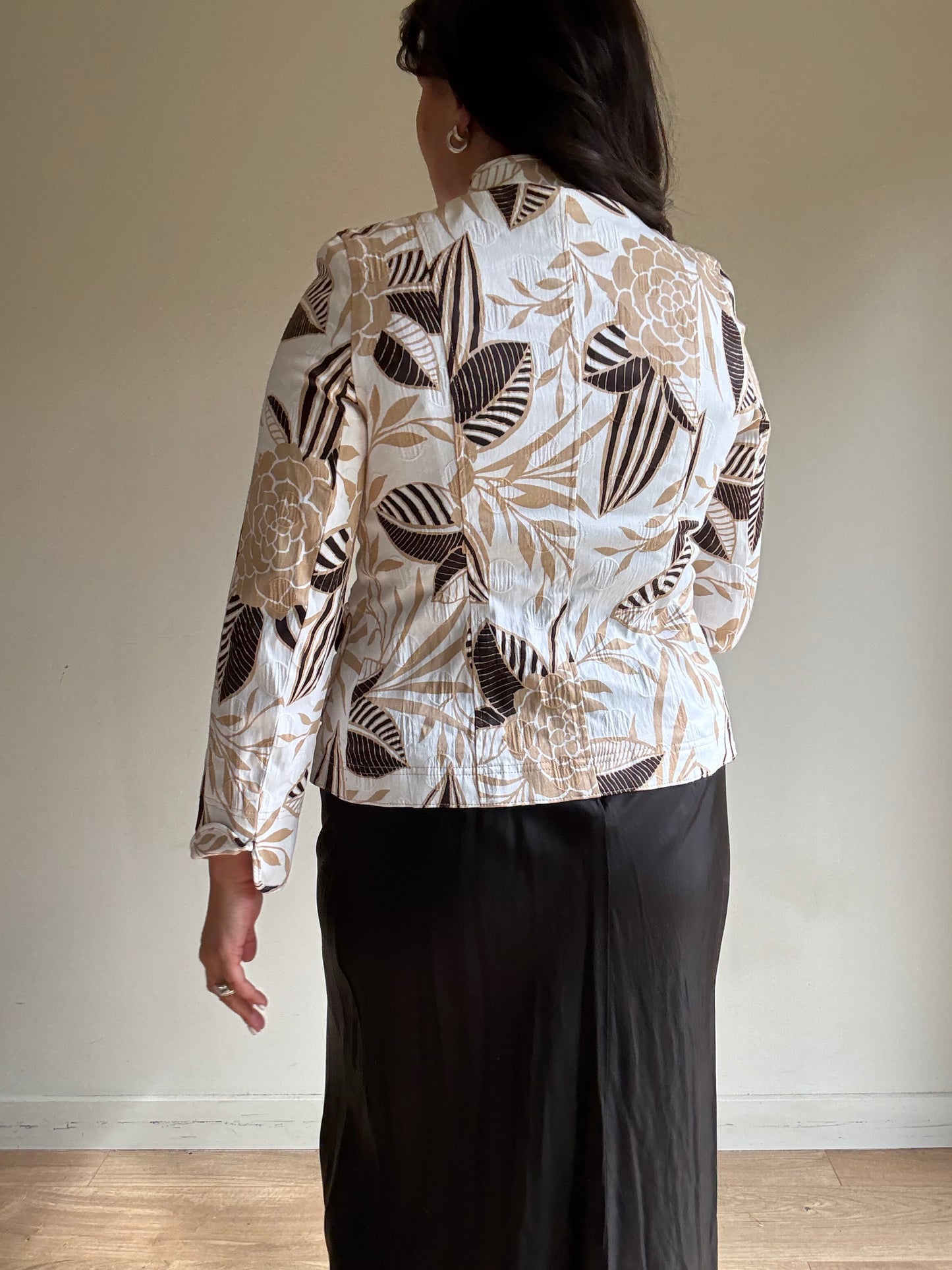 Vintage Marcona Printed Tailored Jacket, S-M