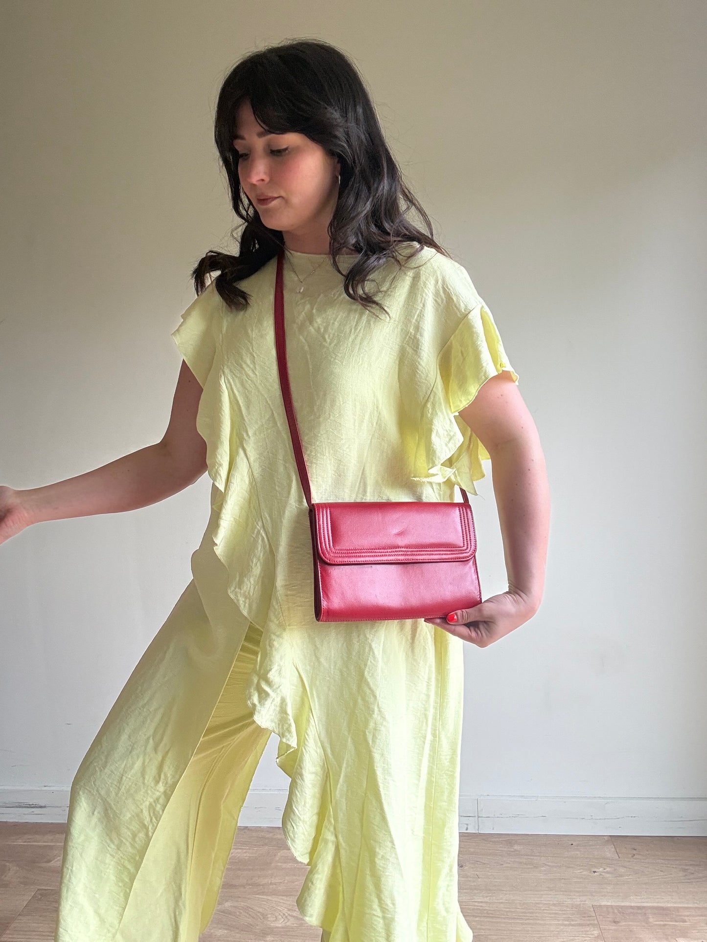 Vintage Van-Dal Leather Cross Body Bag