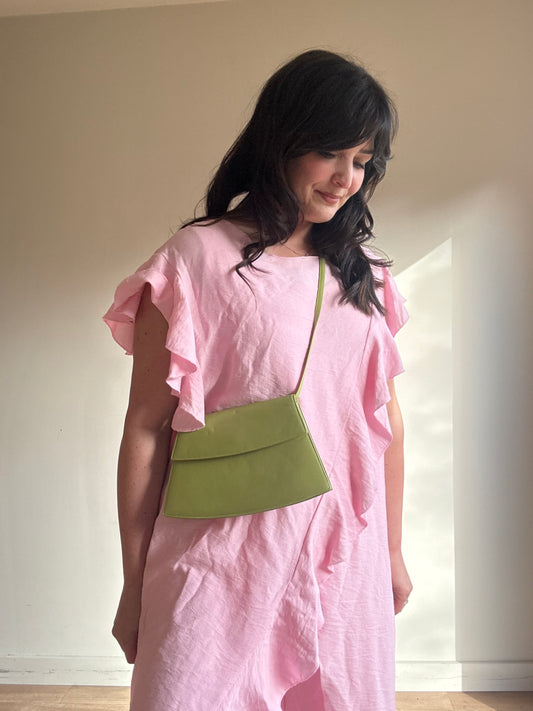 Vintage Carvela Leather Envelope Crossbody Bag