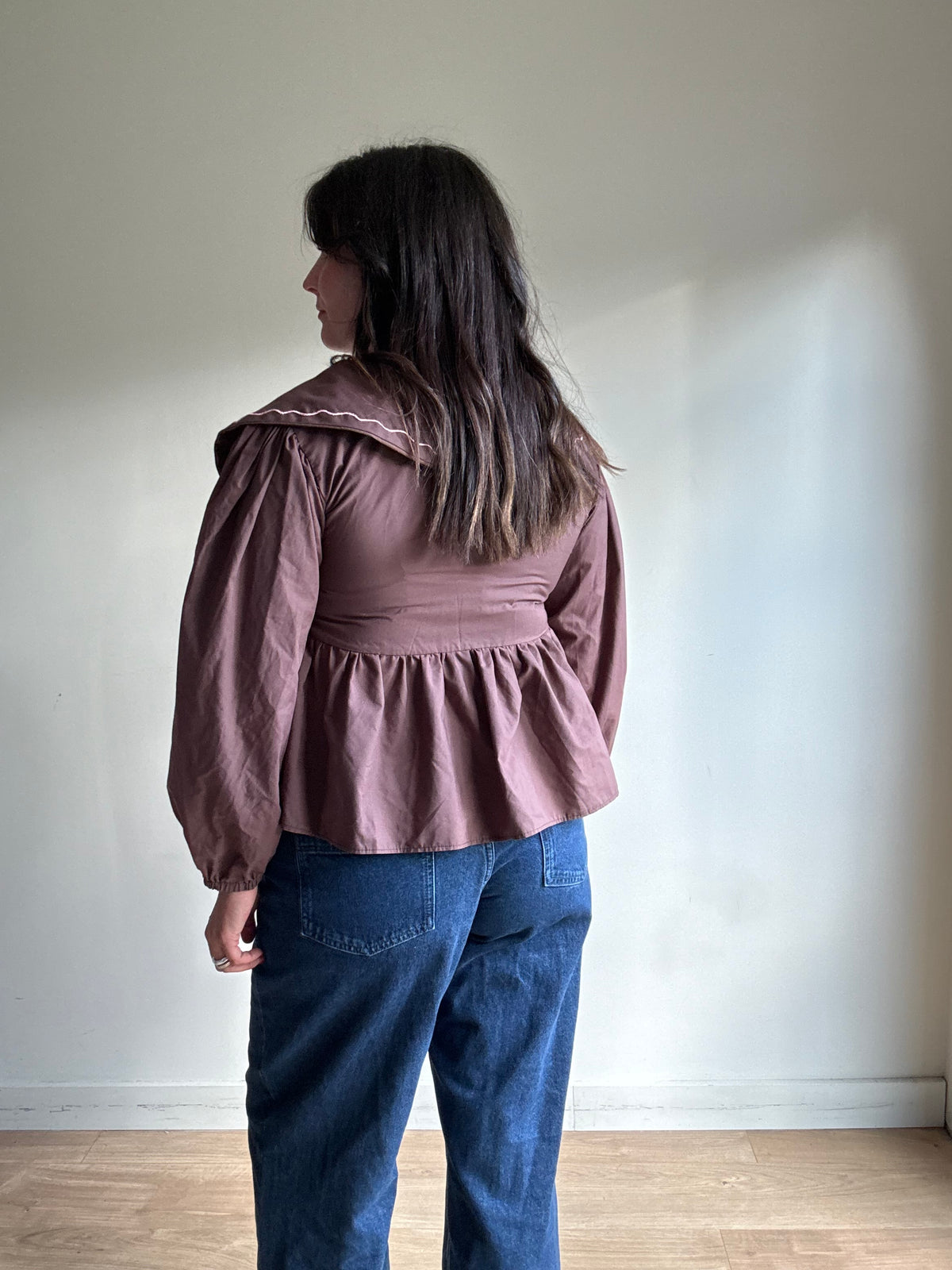 Made by SJP Embroidered Handmade Blouse, S/M