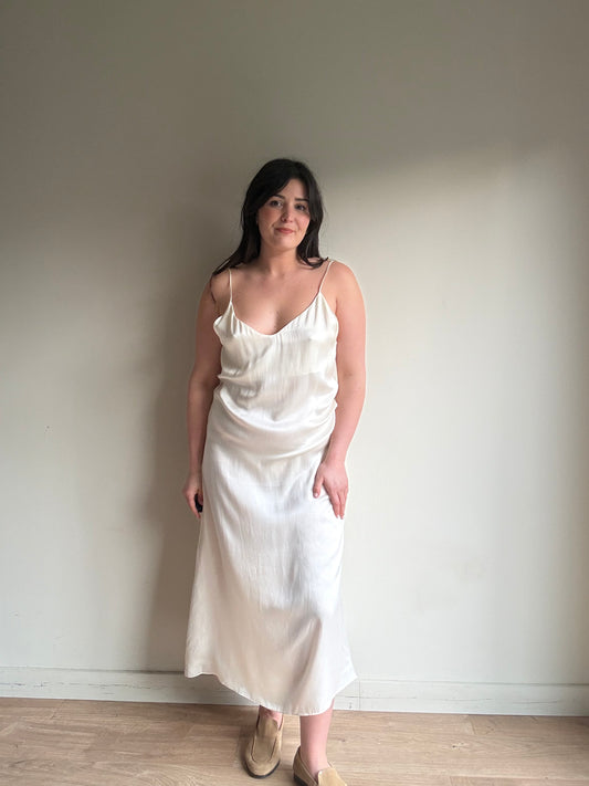 NEW Mulberry Silk Slip Dress, M/L