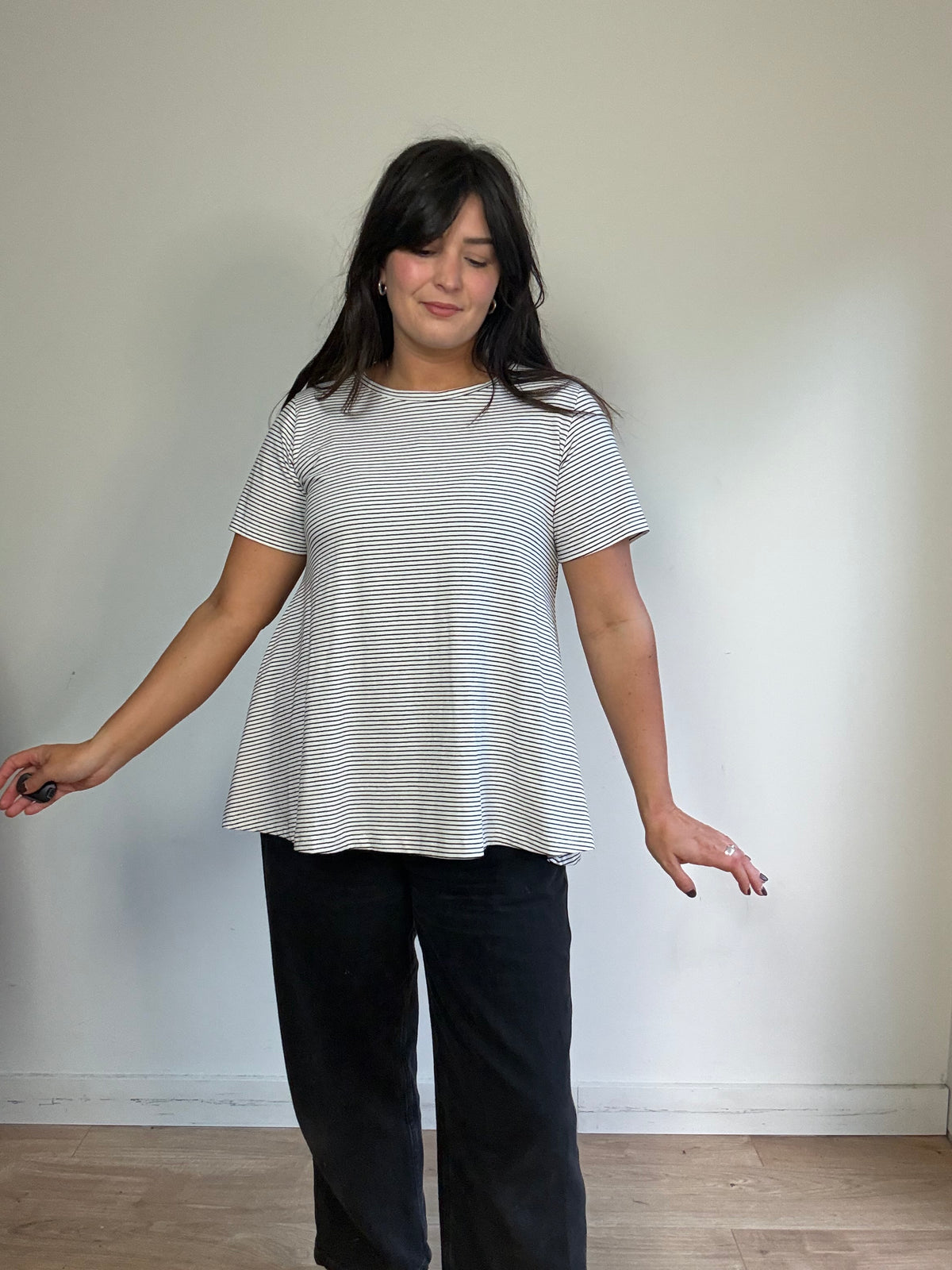 Stripe Mama B A-Line T-Shirt, M