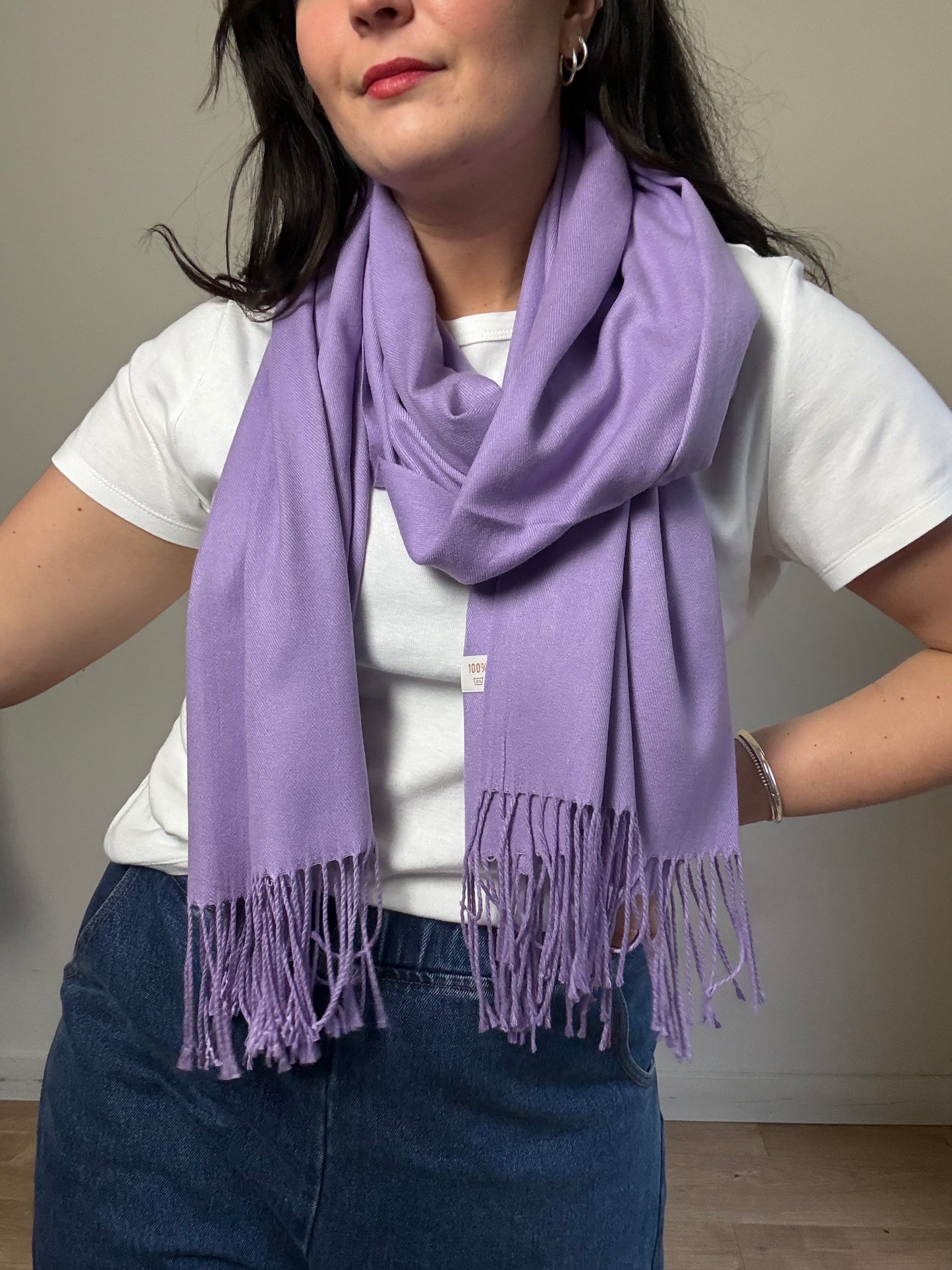 NEW Pure Cashmere Scarf, One Size