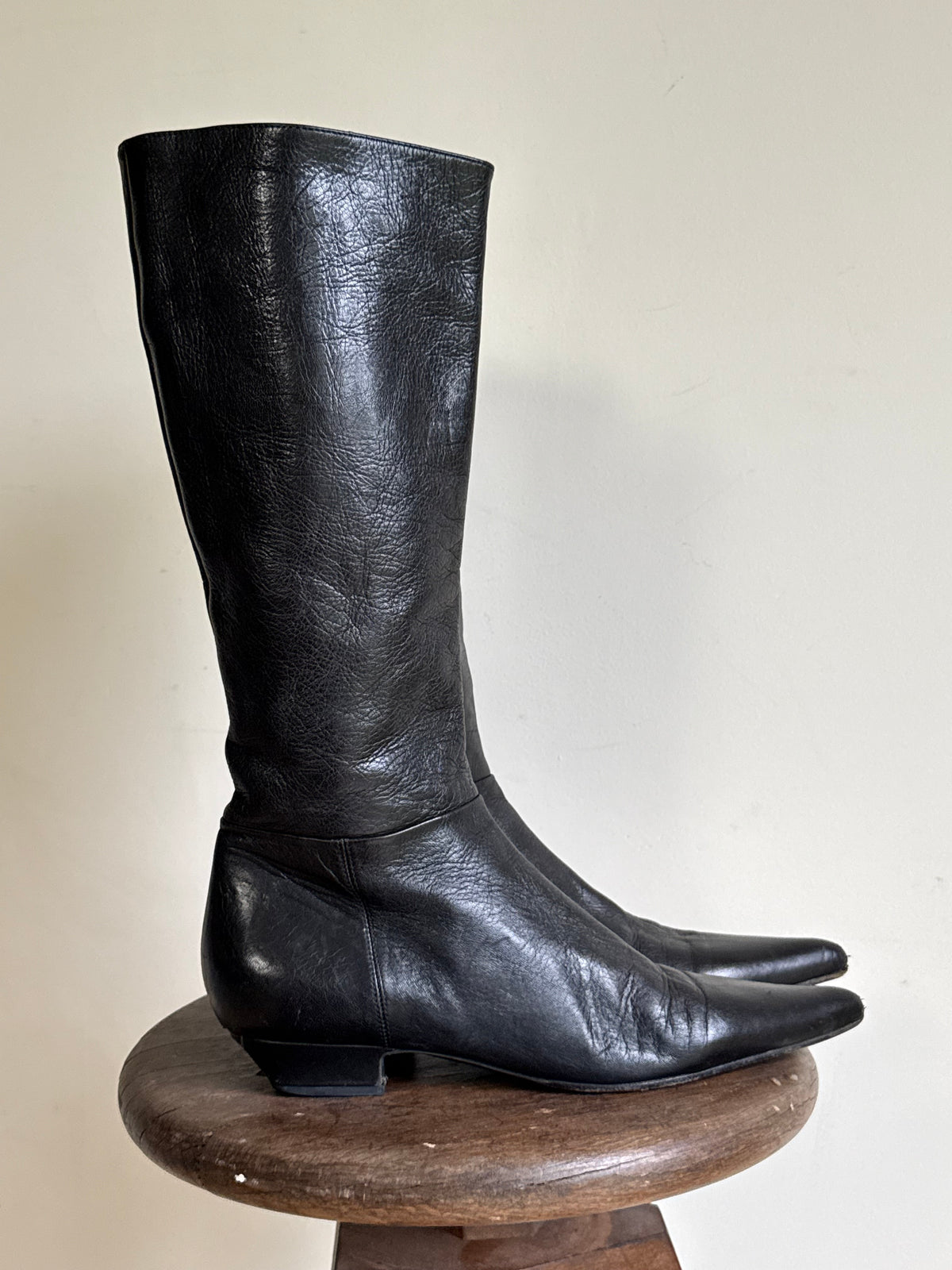 90's Prada Knee High Boots, 38.5
