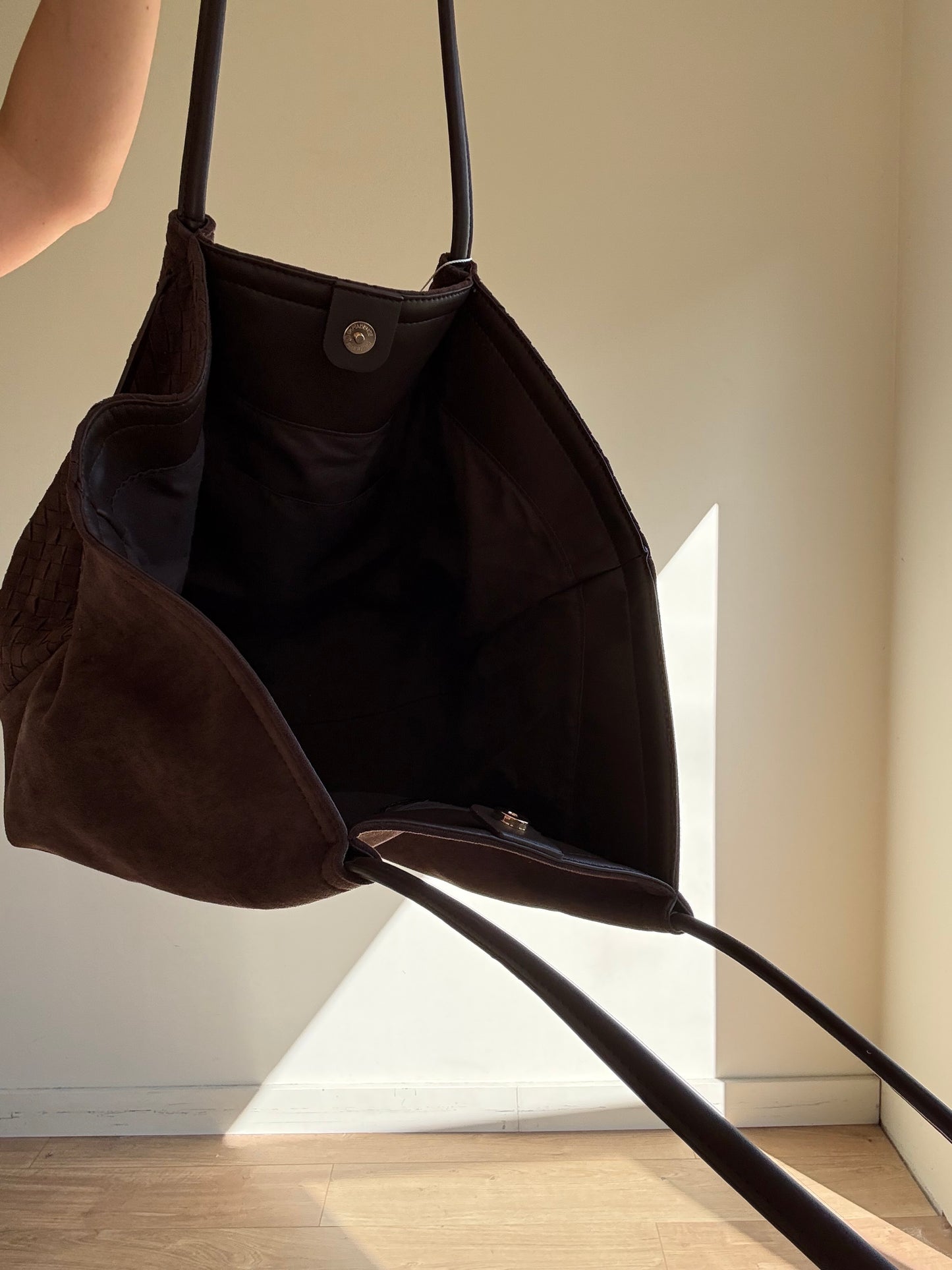 New Look NEW Suede Effect Woven Shoulder Bag, One Size