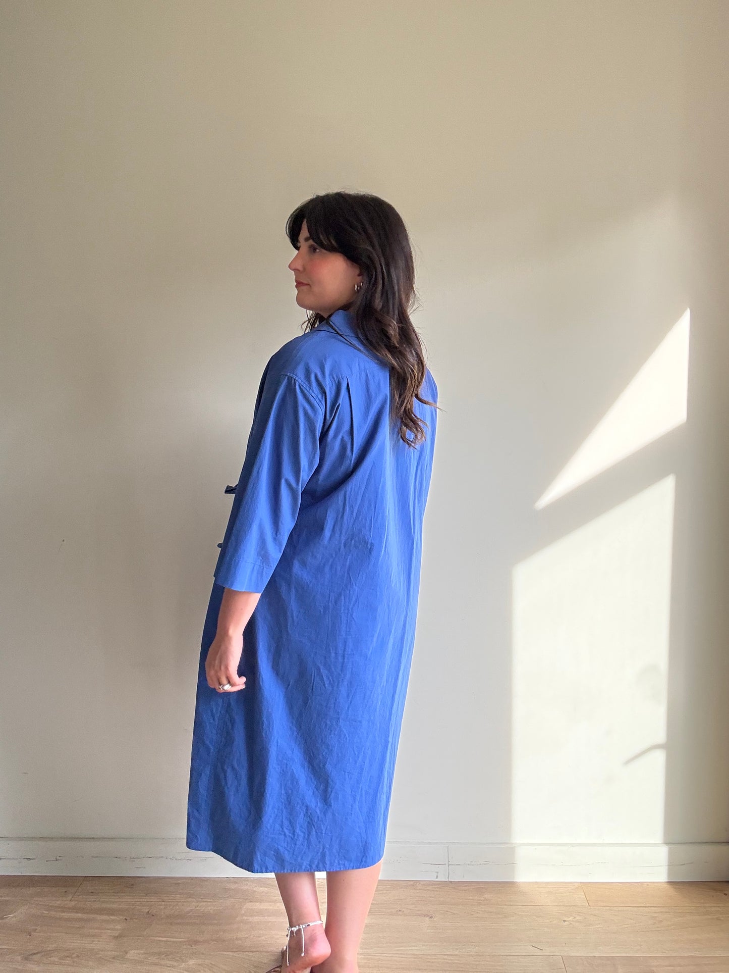 East by East West Cotton Shirt Dress, S-M