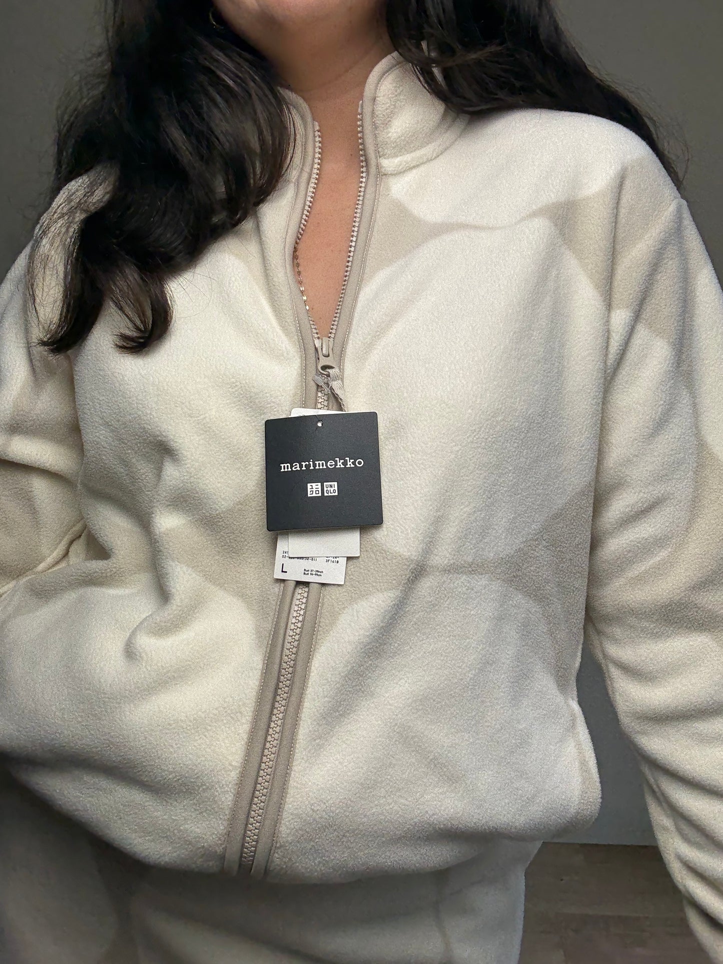 Marimekko Uniqlo Fleece Skirt and Zip-Up Co-Ord, L