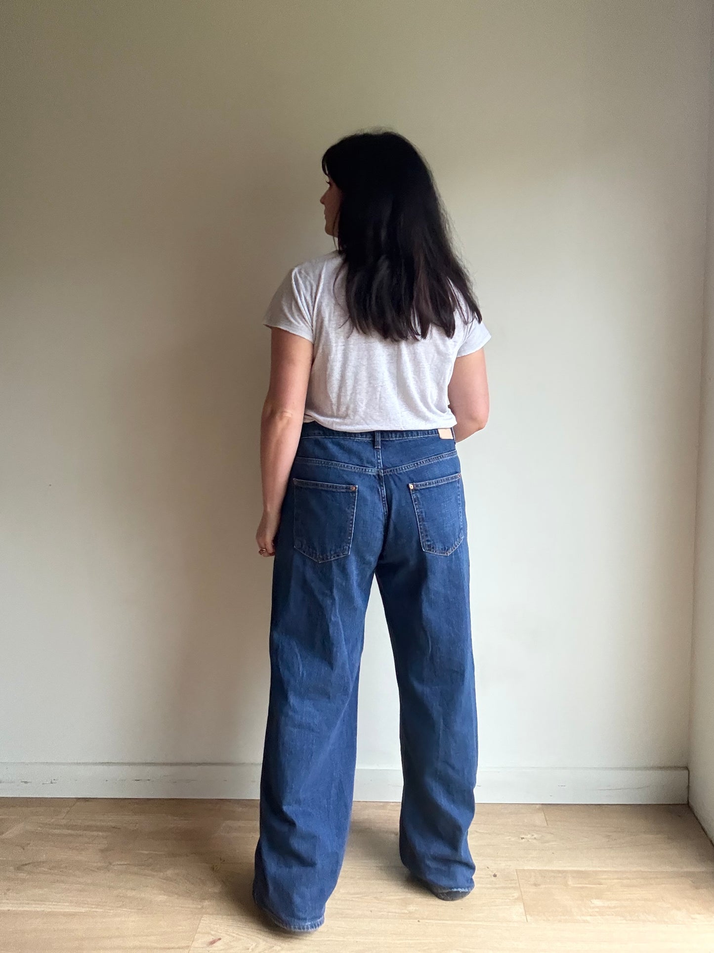 Zara Wide Leg Full Length Jeans, 16