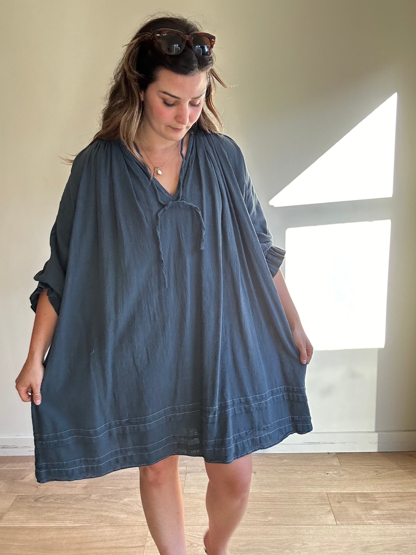 REN London Linen Dress - Size 1