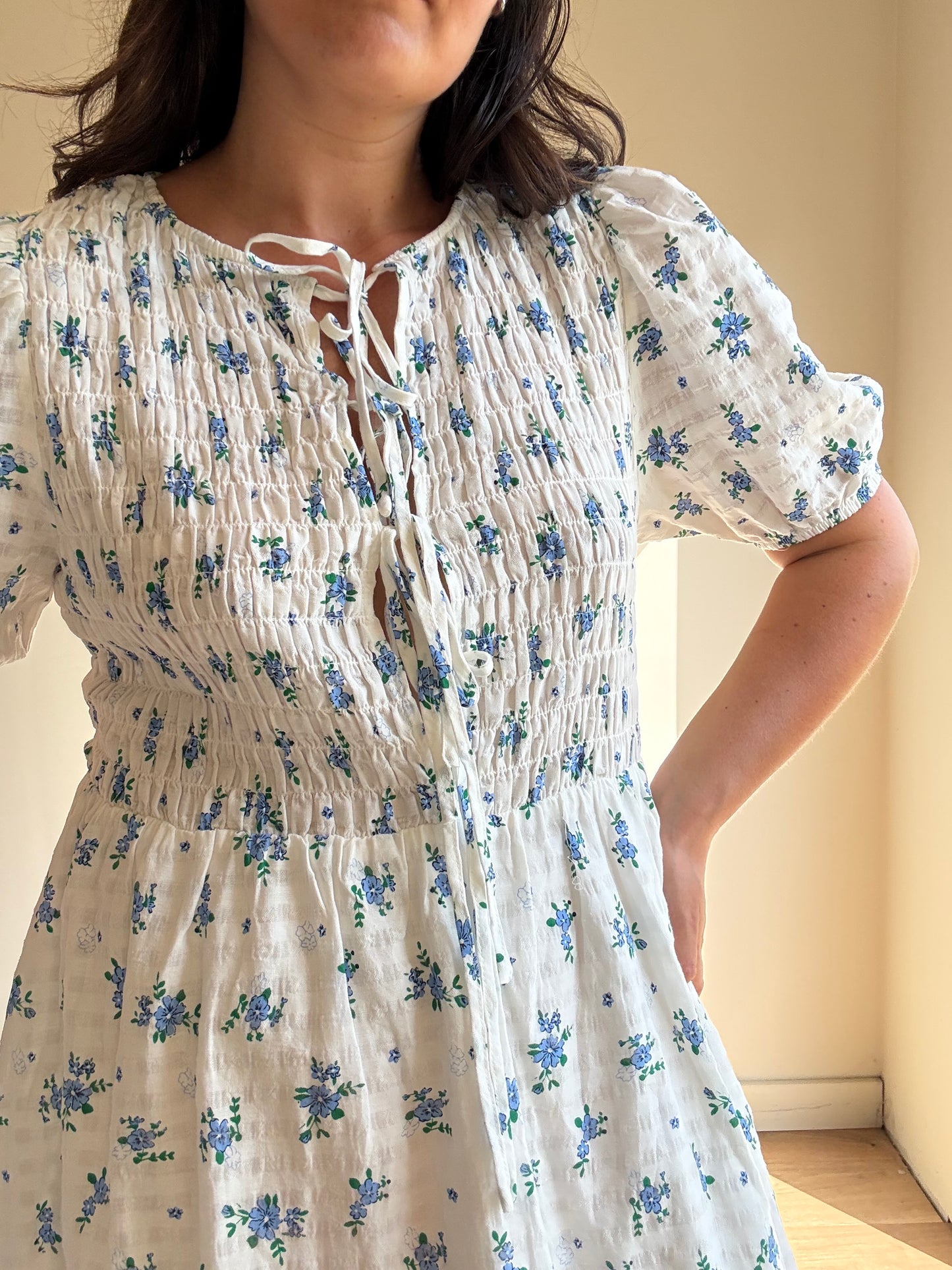 Glamourous (NEW) Floral Cotton Mini Dress, 12
