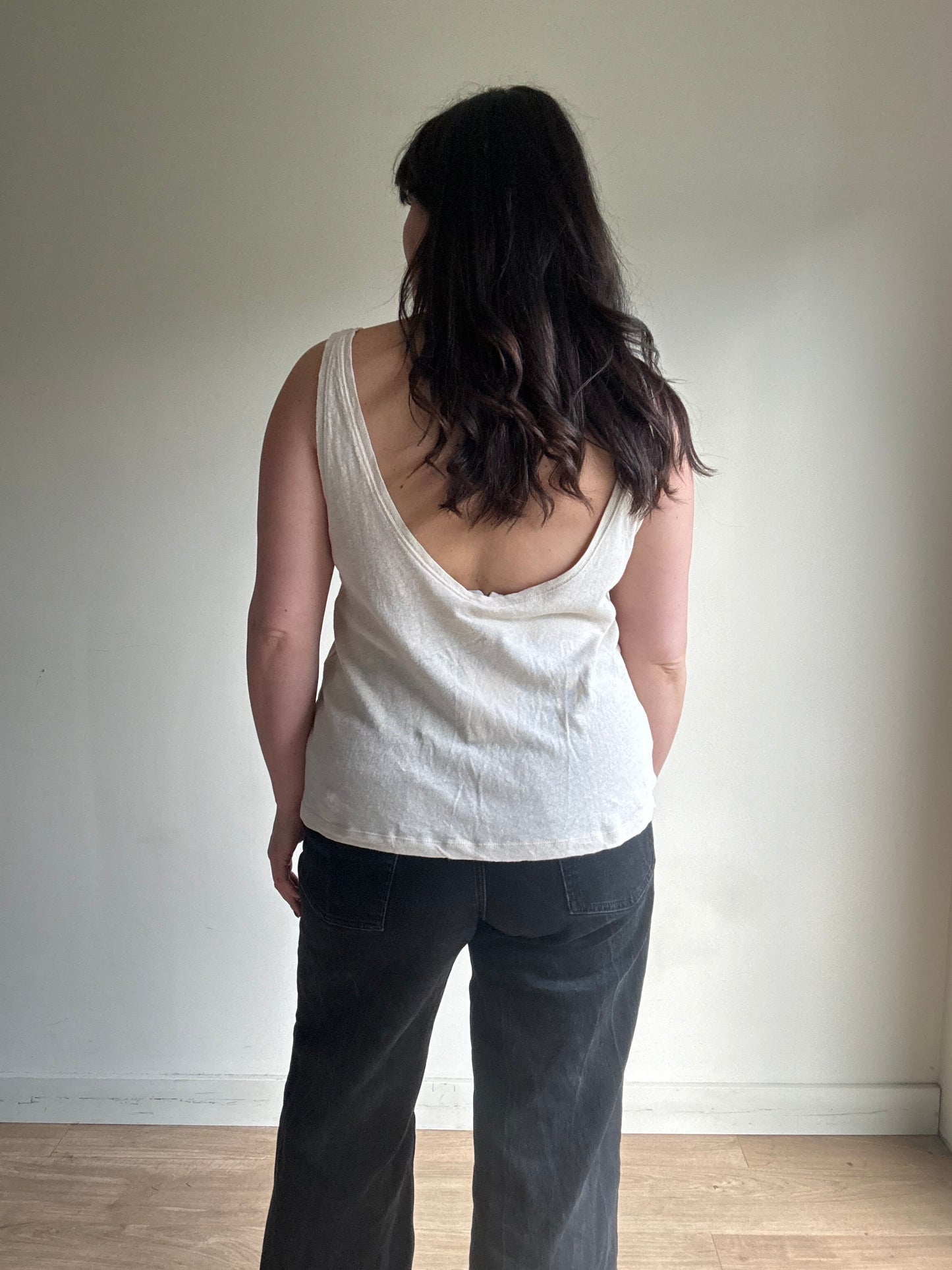 & Other Stories Linen Blend Vest Top, M