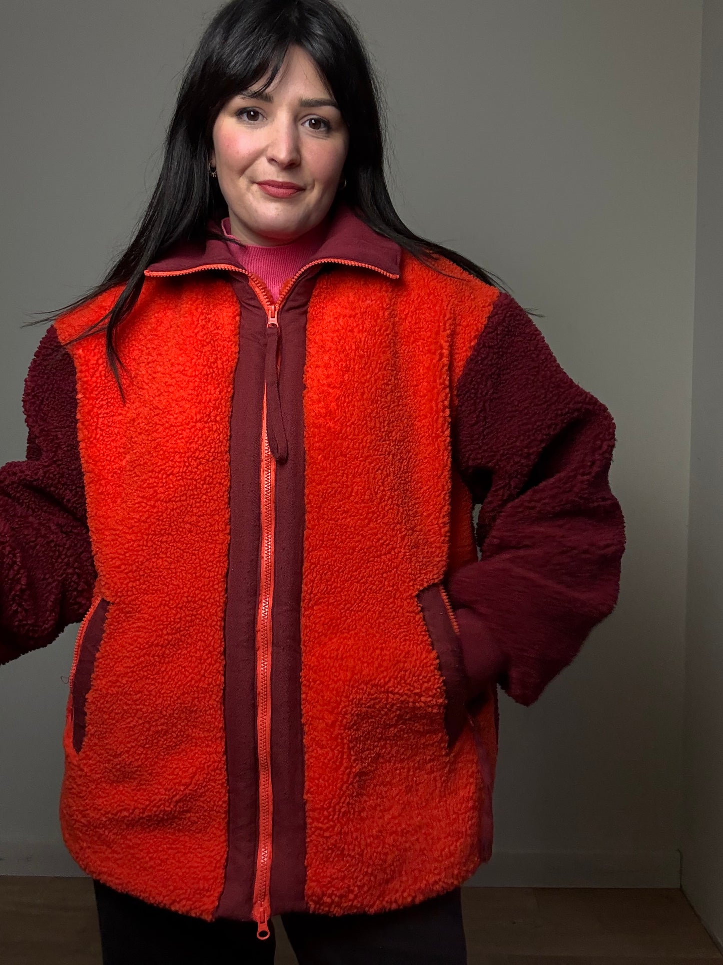 Roksanda X George Zip Up Colour Block Fleece, L/XL