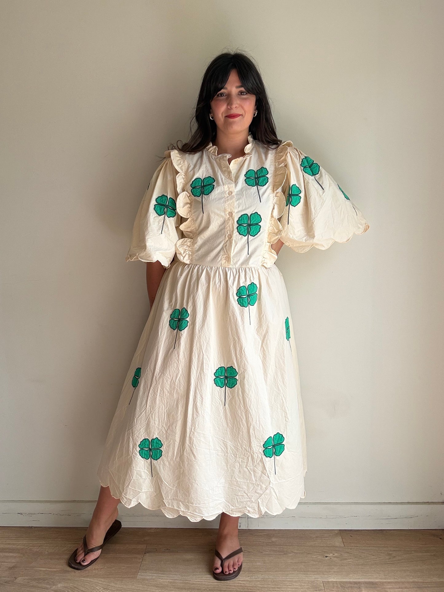 Stella Nova Clover Cotton Dress, L