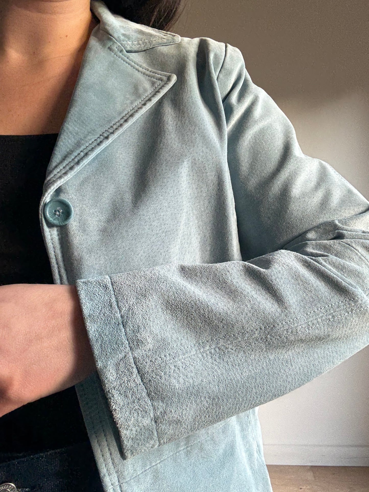 Vintage Genuine Suede Jacket, S/M