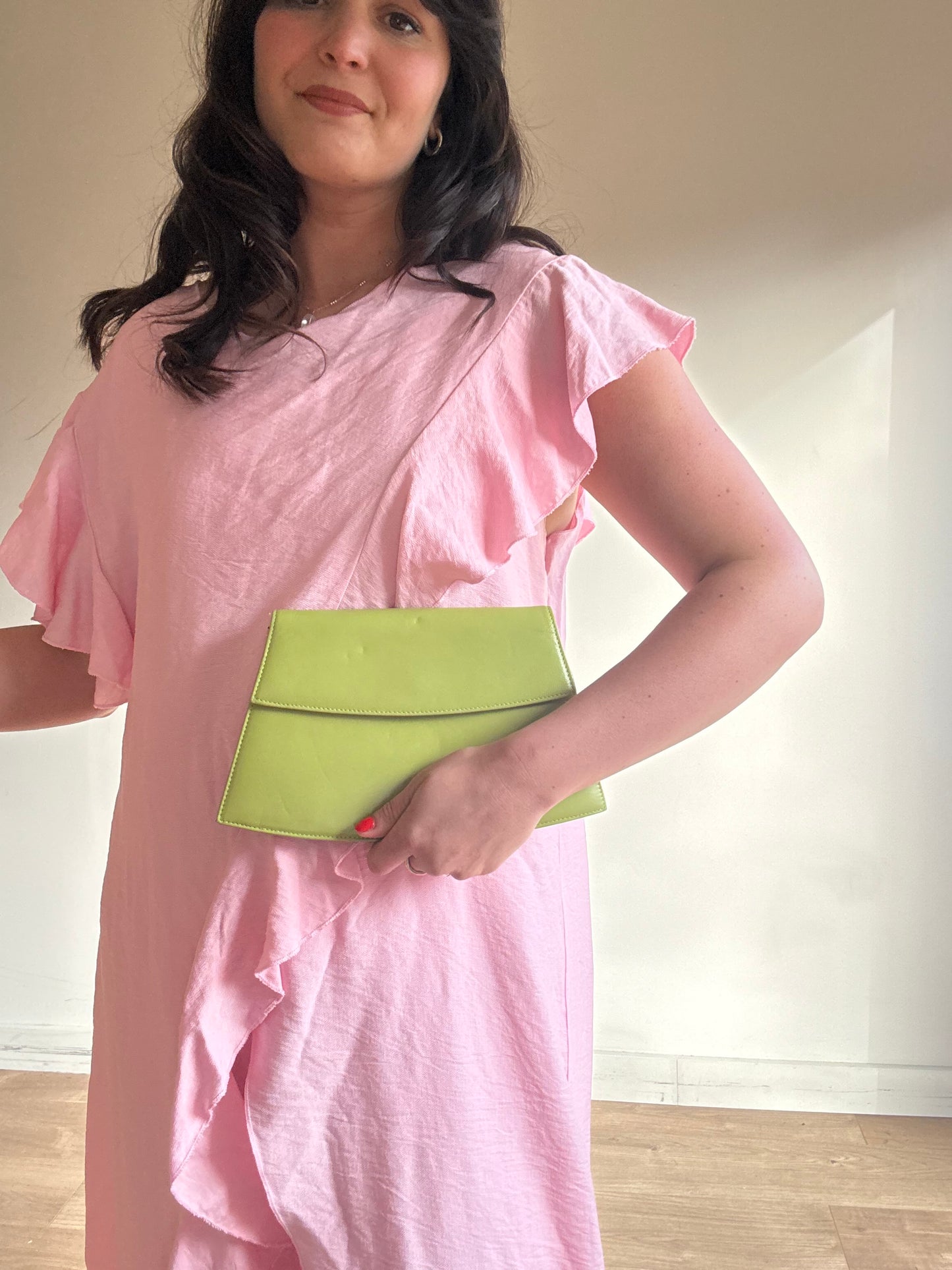 Vintage Carvela Leather Envelope Crossbody Bag
