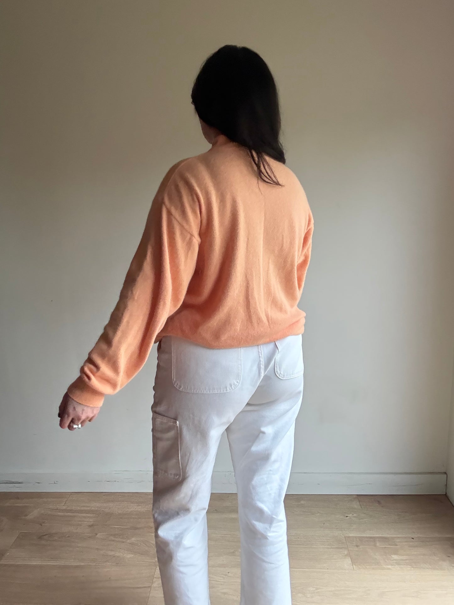 Vintage Canda Angora High Neck Jumper, L