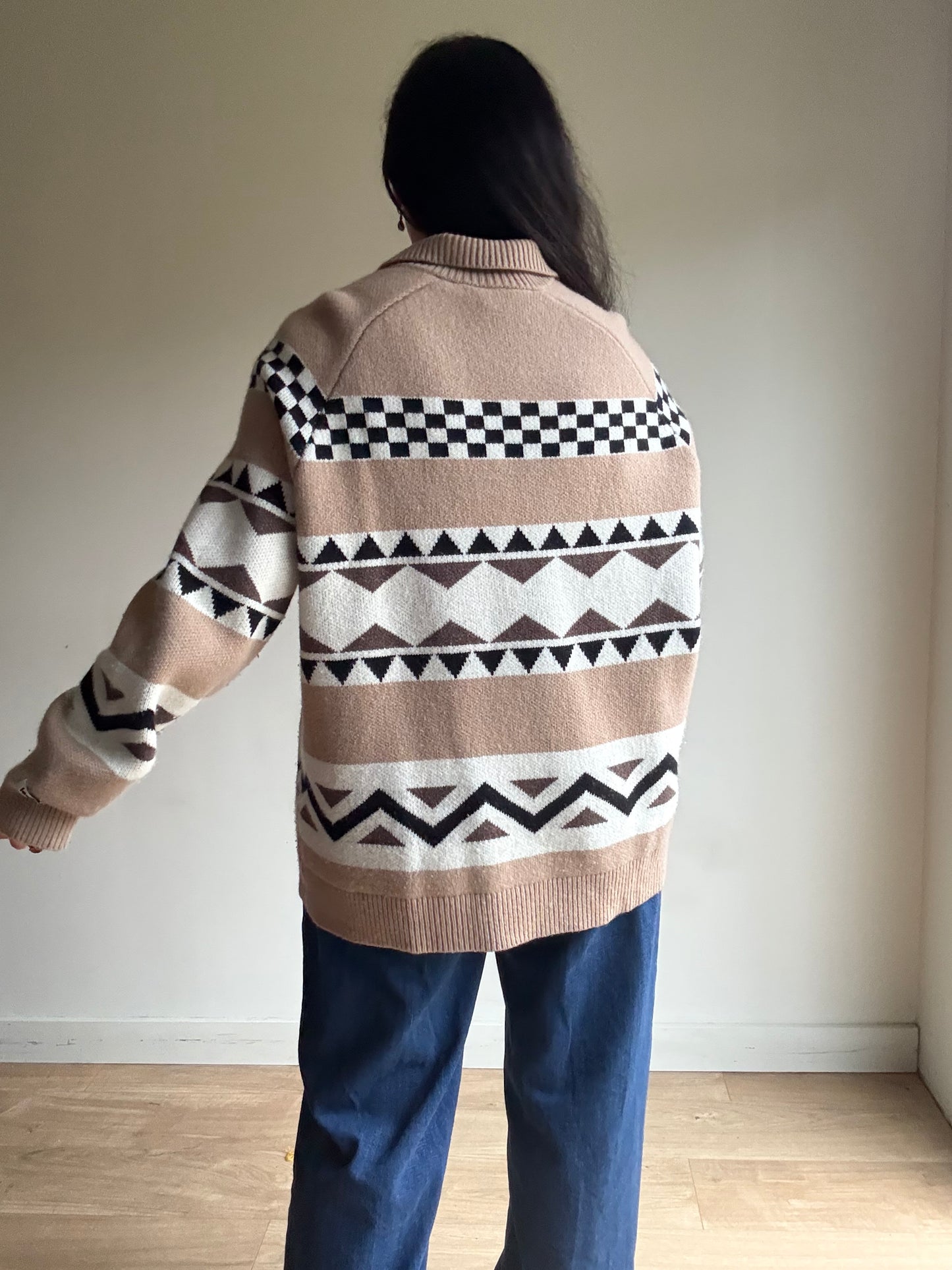 Levi’s Wool Patterned Cardigan, L