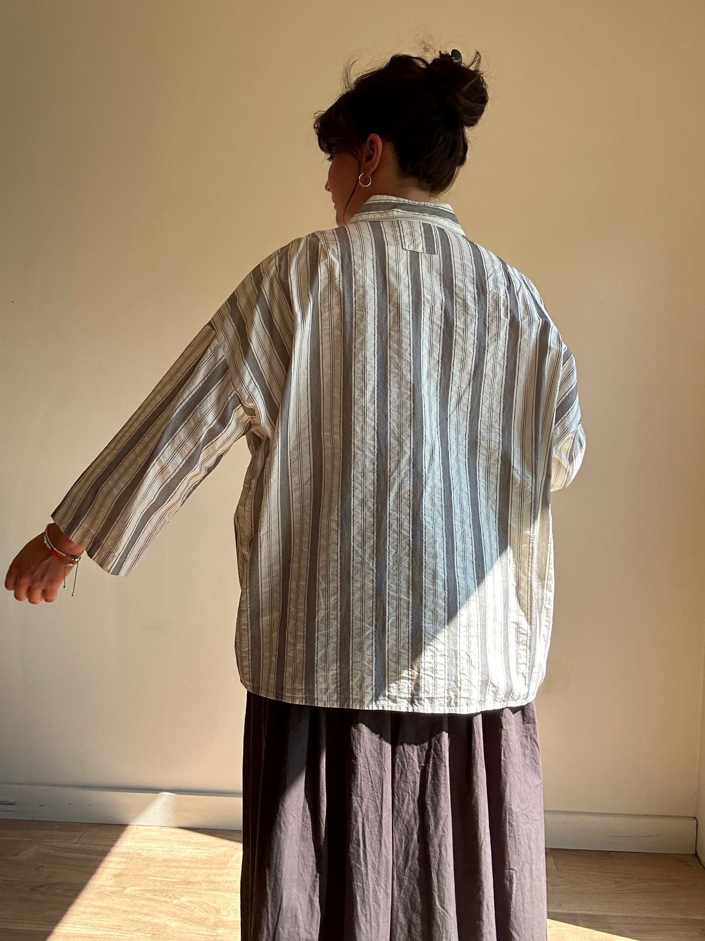 Aequamente Stripe Shirt, XXL