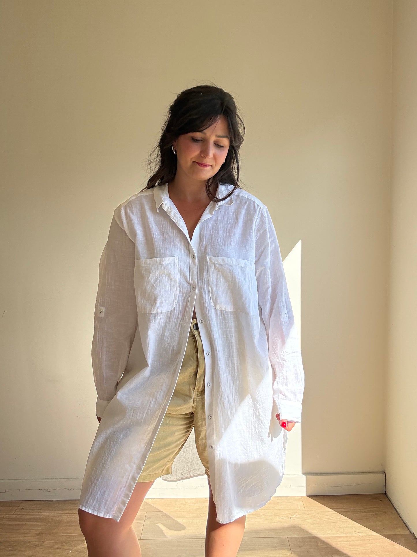 M&S Cotton Loose Shirt, 20