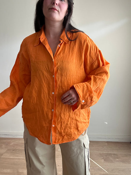 Arket Linen Shirt - Size 38