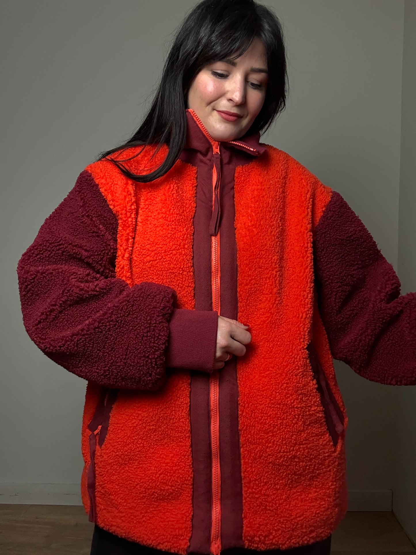 Roksanda X George Zip Up Colour Block Fleece, L/XL