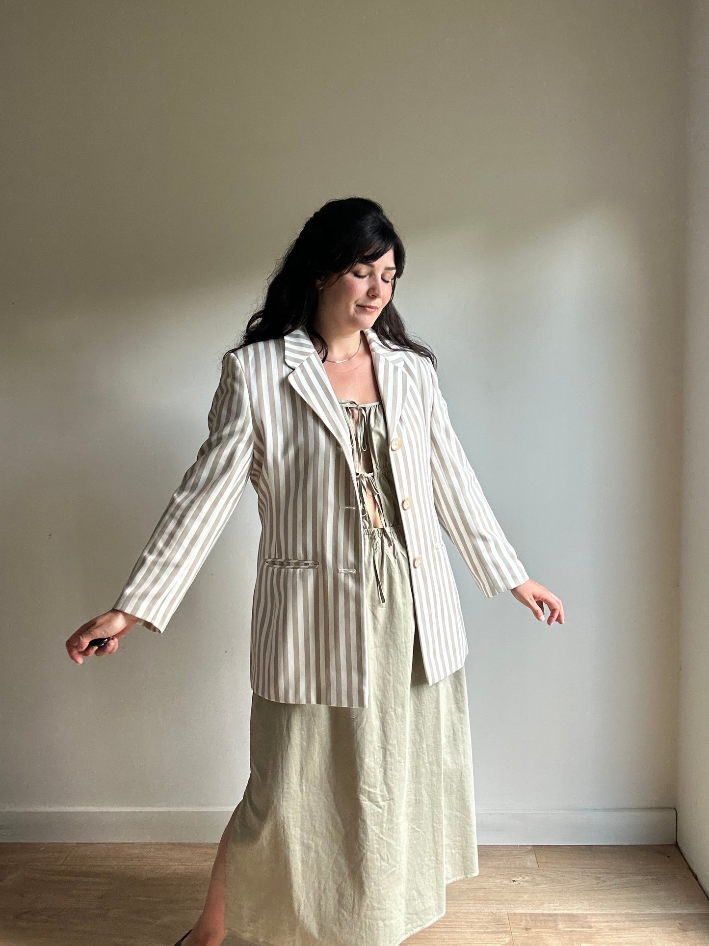 Vintage St Michaels Candy Stripe Blazer, 14