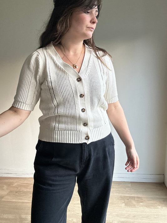 M&S Crochet Knit Cardigan, M