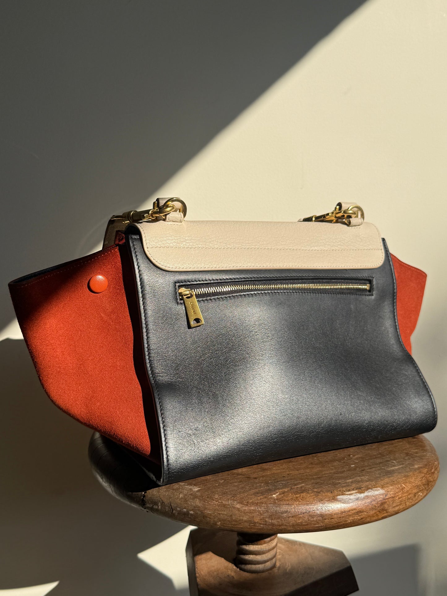 Celine Trapeze Tri-Colour Bag